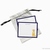 Personalized Golden Retriever Flat Notes