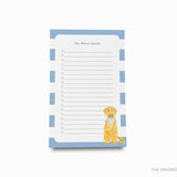 Personalized Golden Retriever Notepad