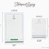 Personalized Golf Notepad