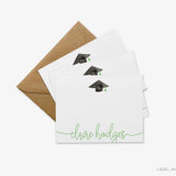 Personalized Graduation Cap Script Flat Notes