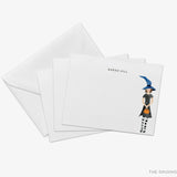 Personalized Halloween Girl Flat Notes