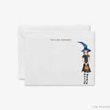 Personalized Halloween Girl Flat Notes