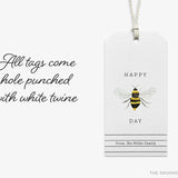 Personalized Happy Bee Day Gift Tags
