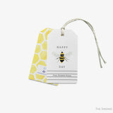 Personalized Happy Bee Day Gift Tags
