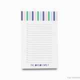Happy Stripe Gingham Notepad