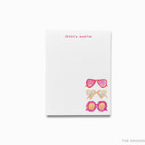 Personalized Heart Sunglasses Notepad
