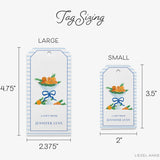 Personalized Holiday Orange Clove Bowl Gift Tags