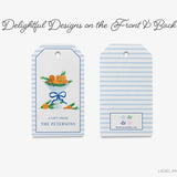 Personalized Holiday Orange Clove Bowl Gift Tags