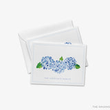 Personalized Hydrangea Greeting Cards