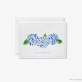 Personalized Hydrangea Greeting Cards