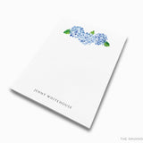 Personalized Hydrangea Notepad