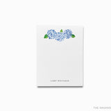 Personalized Hydrangea Notepad