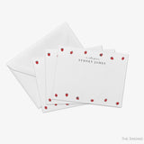 Personalized Ladybug Flat Notes