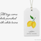 Personalized Lemon Gift Tags