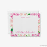 Personalized Love Bible Verse Flat Notes