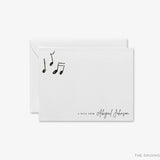 Personalized Music Lover Flat Notes