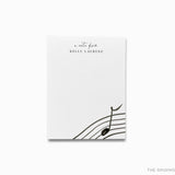 Personalized Music Lovers Notepad