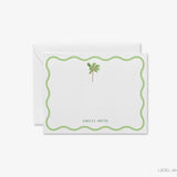 Personalized Palm Tree Flat Notes