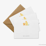 Personalized Peach Bellini Cocktail Flat Notes