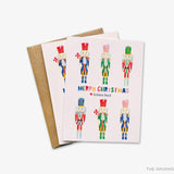 Personalized Pink Nutcracker Christmas Cards