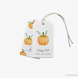 Personalized Pumpkin Gift Tags