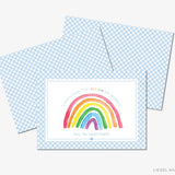 Personalized Rainbow Valentine's Day Cards