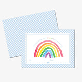 Personalized Rainbow Valentine's Day Cards