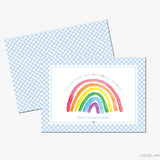 Personalized Rainbow Valentine's Day Cards