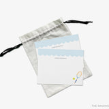 Personalized Scalloped Tennis Flat Notes