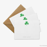 Personalized Shamrock Flat Notes