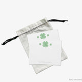 Personalized Shamrock Pattern Flat Notes