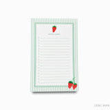 Personalized Strawberry Notepad
