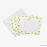 Personalized Tennis Ball Flat Notes
