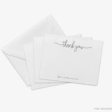 Personalized Thank You Script Flat Notes