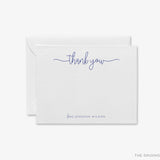 Personalized Thank You Script Flat Notes