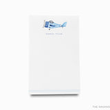 Personalized Vintage Airplane Notepad