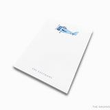 Personalized Vintage Airplane Notepad