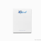 Personalized Vintage Airplane Notepad