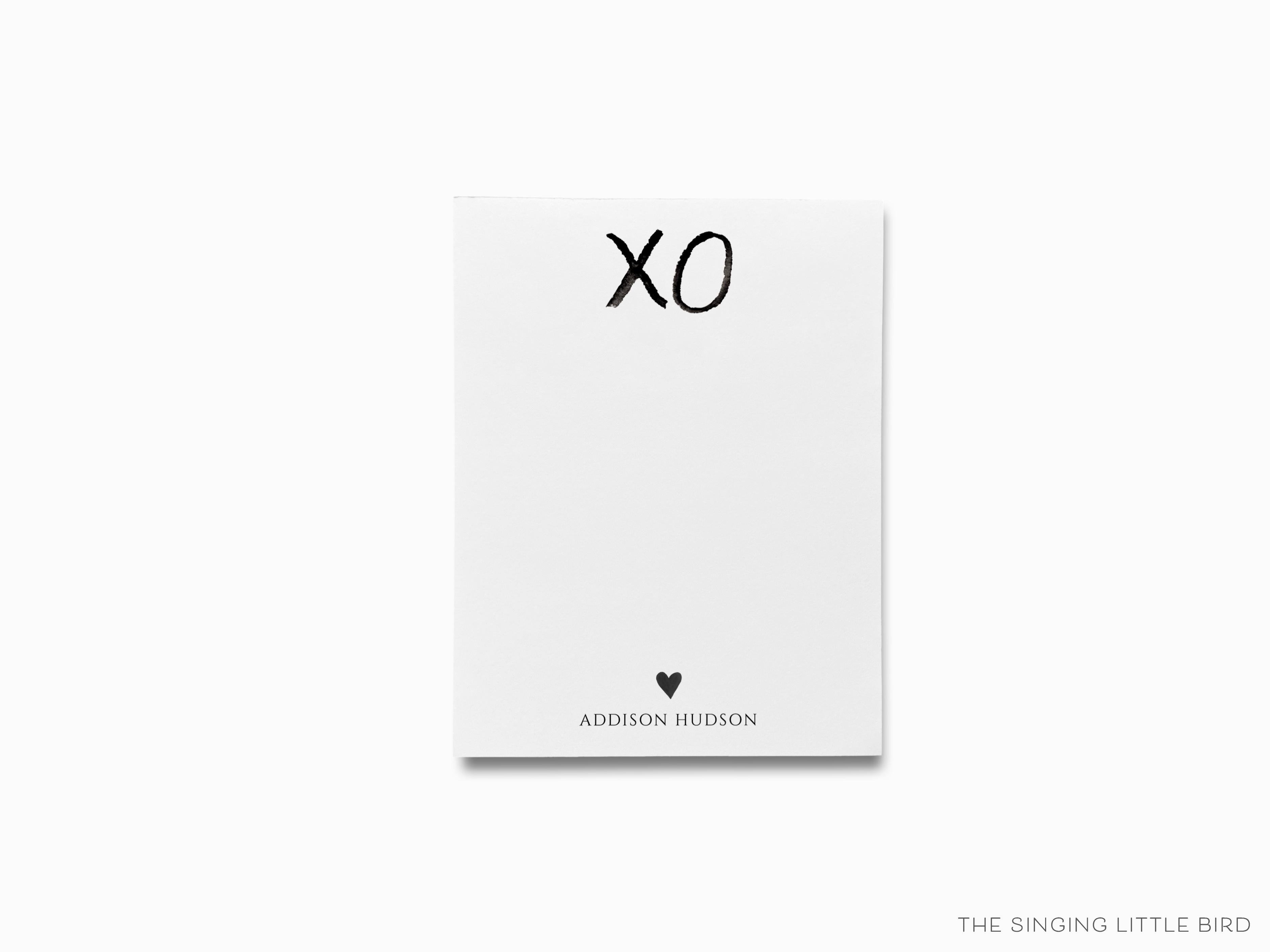 XOXO Black and White Notepad