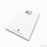 XOXO Black and White Notepad