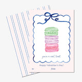 Personalized You're A Real Treat Macaron Mini Valentine