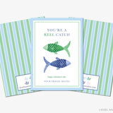 Personalized You're A Reel Catch Fish Mini Valentine