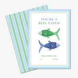Personalized You're A Reel Catch Fish Mini Valentine