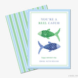 Personalized You're A Reel Catch Fish Mini Valentine