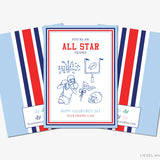 Personalized You're An All Star Football Mini Valentine