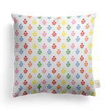 Petite Block Print Floral Pillow Cover | Featuring Fiesta Colorway