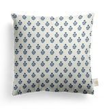 Petite Block Print Floral Pillow Cover | Featuring Preppy Colorway