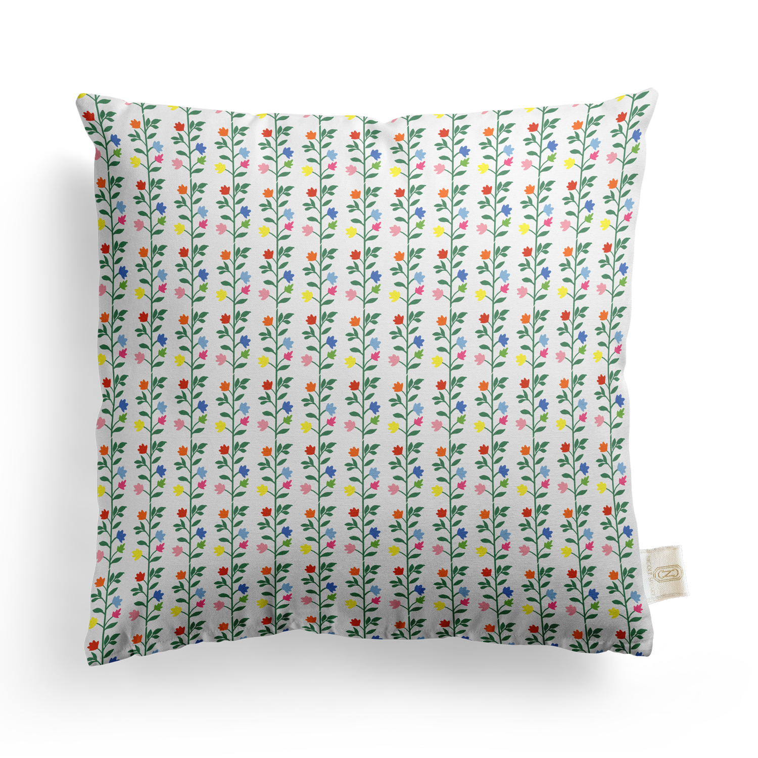 Petite Garden Pillow Cover | Featuring Preppy Colorway