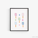 Pickleball Art Print