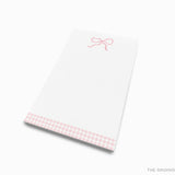 Pink Bow Notepad